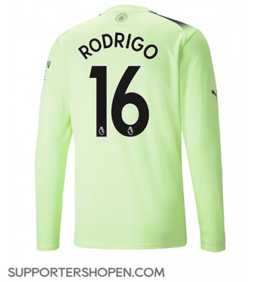 Manchester City Rodri Hernandez #16 Tredje Matchtröja 2022-23 Långärmad